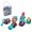 engineering vehicle, variant on Plastic Inertia Pullback Car Set Toy, Portable Compact Design, for Travel, 3.93 x 3.74 in