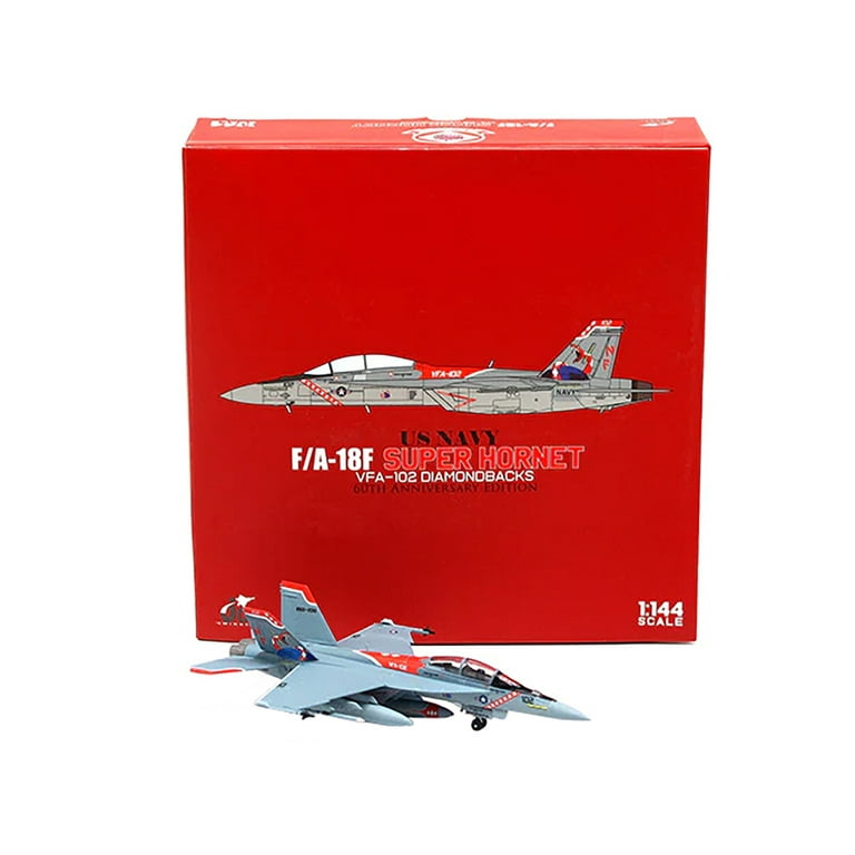 米軍 VFA-102 DIAMONDBACKS 60TH ANNIVERSARY Boeing F/A-18F Super Hornet Fighter Aircraft