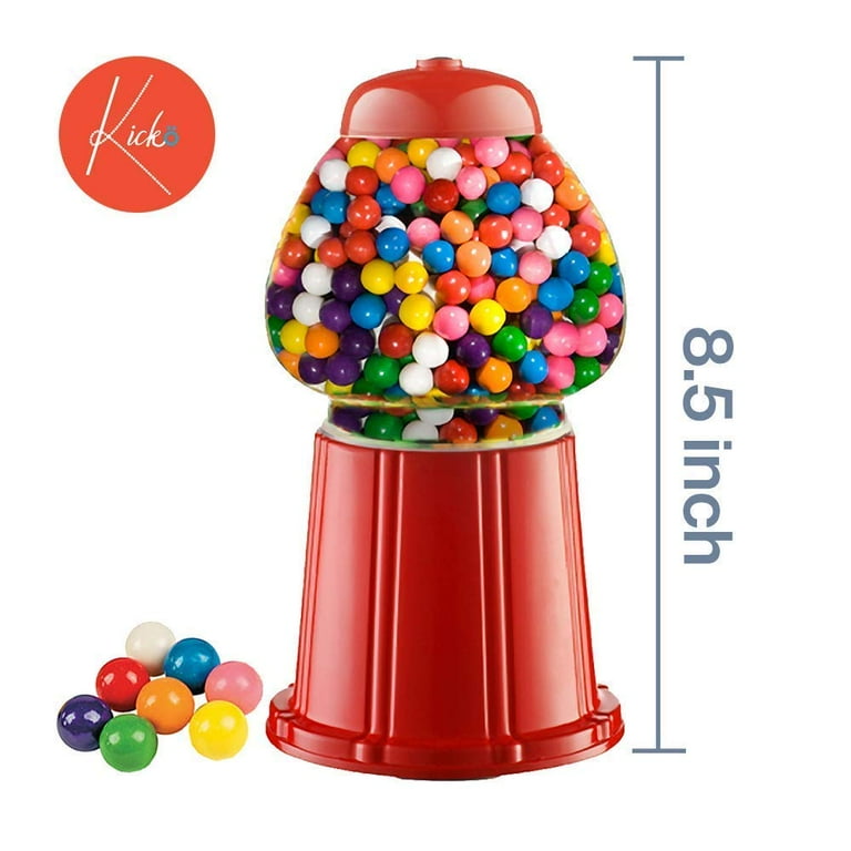 Kicko 8.5 Inch Gumball Machine Classic Candy Dispenser for Kids Gumball and Candy Dispenser Machine for Kids