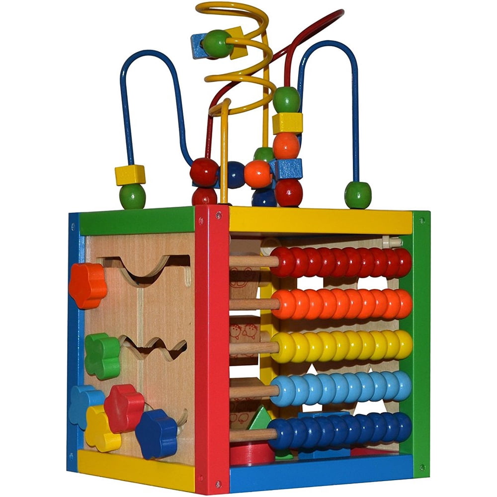 activity cube with xylophone