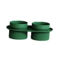 thumbnail image 2 of Juego de cuencos de comida y agua para gatos, cuencos para gatos, comedero antideslizante para comida y agua para perros medianos , Verde, 2 of 8