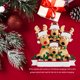 thumbnail image 5 of FLhrweasw Adornos Colgantes Resina Alce Navideño para Navidad (4 Cabezas), 5 of 9