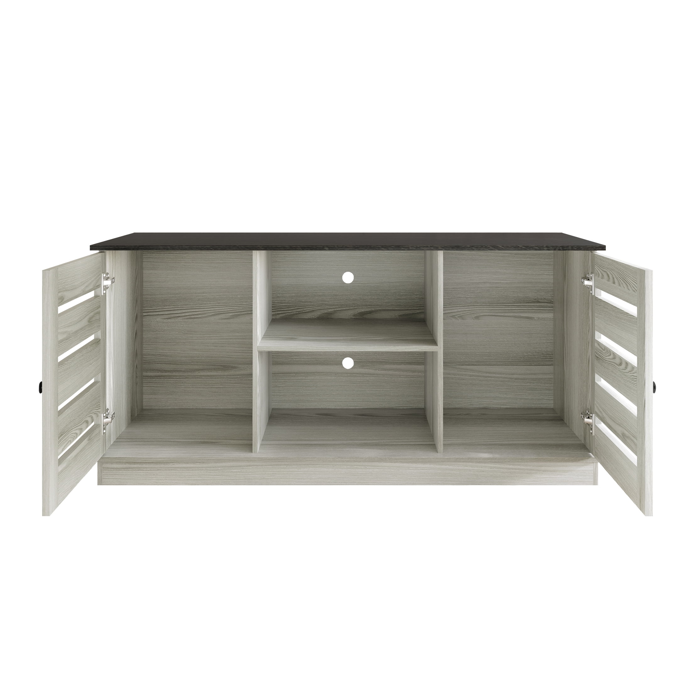 Castle Place Vintage TV Stand Console for TVs up to 50", White