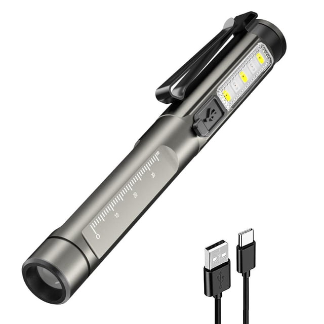 Linterna Pluma médica de emergencia portátil, luz LED de trabajo recargable, IPX5, resistente al agua, 5 uds. Likrtyny Para estrenar