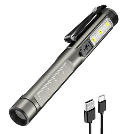 

Xewsqmlo 6pcs Portable Emergency Medical Pen Light Rechargeable Inspection LED Work Light