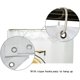 thumbnail image 4 of Juego de 4 piezas de decoraciones navideñas para baño, funda para asiento de inodoro, alfombra, cortina de ducha, juego de Papá Noel, alce, muñeco de nieve, decoración para baño, 4 of 7