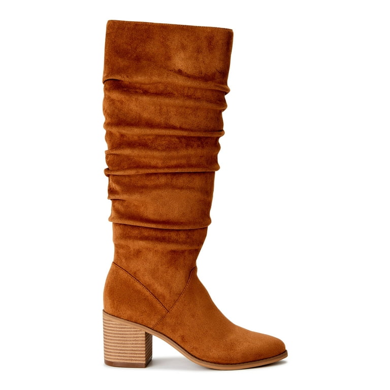 Womens tall slouch boots sales