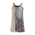 thumbnail image 4 of TIANEK Womens Sundress Short Sleeve Tie Dye Mini Sun Dress Pleated Short Women Dresses, 4 of 4