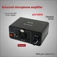 thumbnail image 4 of 2X Amplificador de Micrófono de Condensador Dinámico M-20 Audio 48V Phantom Power Carga Negra para Tarjeta de Sonido en Altavoz C, 4 of 7