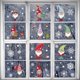 thumbnail image 2 of Pegatina electrostática de cristal para ventana de Navidad, calcomanías de Gnomo de copo de nieve de Papá Noel, triangulación de, 2 of 4