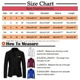 thumbnail image 3 of Hontri Men's Suit Slim Fit , Men's Casual Suit Jackets 1 Button Lightweight Sport Coats Blue Xl, 3 of 8