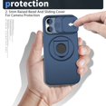 thumbnail image 4 of Ancove for iPhone 11 Pro Rugged Case,[Compatible with Mag Safe] Magnetic Ring Holder Kickstand Shockproof Military Grade Drop Protection Phone Cover Case for Apple iPhone 11 Pro,Blue, 4 of 6