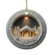 thumbnail image 1 of Adorno navideño acrílico 3D | Colgante de bendición de nacimiento para árbol y decoración del coche | Regalo de recuerdo para recién nacidos para la chimenea o corona | Decoración navideña de 8 cm, 1 of 6