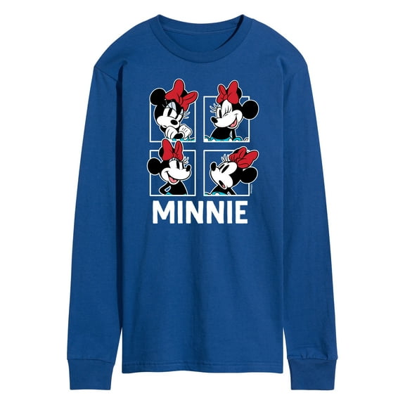 Mickey & Friends - Minnie Mouse Animation Grid - Men's Long Sleeve T-Shirt