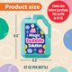 thumbnail image 3 of Recambio de solución de burbujas Klevly, iridiscente, no tóxico, para niños, 1 litro, 3 of 5