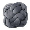 thumbnail image 4 of yuksok Chunky Yarn Crocheting Blankets DIY Jumbo Yarn for Throw Pillow Rugs Crochet Deep Gray, 4 of 9