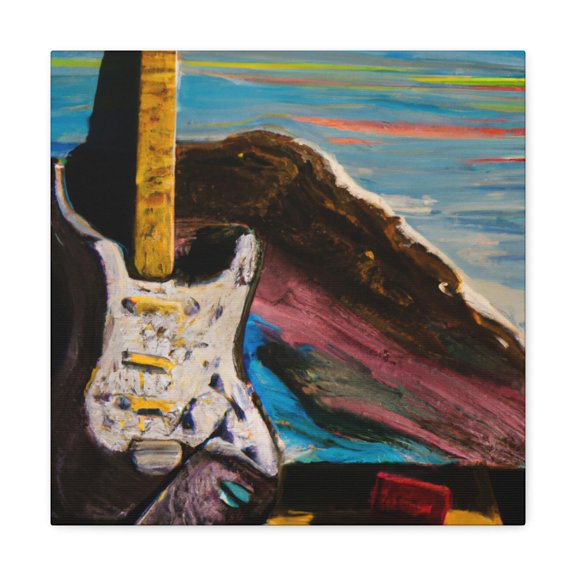 Fender in the Meadow - Canvas