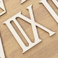 thumbnail image 3 of Dalidasy 24 Wooden Roman Numerals Shape Unfinished Wood Cutouts Wooden Slices Numbers Ornaments for Craft Wood Embellishment, 3 of 10