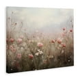 thumbnail image 3 of Stupell Industries Pastel Pink Meadow Flowers Landscape & Nature Painting Wrapped Canvas Canvas Art Print Wall Art, 30 x 24, 3 of 7