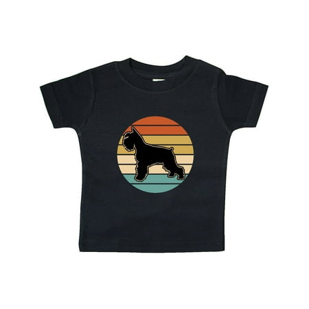 

Inktastic Schnauzer Dog Cute Sunset Gift Baby Boy or Baby Girl T-Shirt