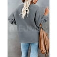 thumbnail image 4 of Aleumdr Womens Plus Size Sweater Casual Long Sleeve Fall Winter Warm Pullover Tops 16 18, 4 of 11