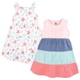 thumbnail image 1 of Hudson Baby Vestidos De Algodón Para Niñas Multicolor Conchas De Mar 3-6 Meses, 1 of 4