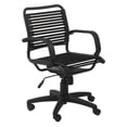 thumbnail image 1 of Brika Home Flat Mid Back Office Chair in Black and Graphite, 1 of 3