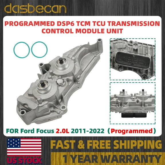 Dasbecan Programmed Transmission Control Module TCU TCM for Ford Focus 2.0L #AE8Z-7Z369-B AE8Z-7Z369-D AE8Z-7Z369-E AE8Z-7Z369-F