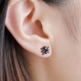thumbnail image 2 of 1pair Stylish Black Spider Earrings - Perfect Holiday Gift for Girls, 2 of 5
