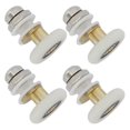thumbnail image 2 of Glass Shower Door Parts Bathroom Door Rollers 4Pcs Load-bearing Smooth Sliding_A, 2 of 5