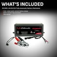 thumbnail image 4 of Schumacher Electric 3-in-1 Battery Charger, Maintainer, and Desulfator, SC1355 Fully Automatic - 1.5 Amp, 6 Volt and 12 Volt - For Motorcycle, Power Sport, Car, and Marine Batteries, 4 of 7
