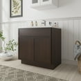 thumbnail image 2 of Vanity Art 36" W Birch Plywood Freestanding Single Base Storage Cabinet with Soft Close Doors, 2 of 9