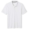 thumbnail image 2 of Essentials Polo en Coton Piqué Ajusté pour Hommes, Blanc, Moyen, 2 of 2