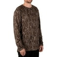 thumbnail image 4 of Mossy Oak Men's Long Sleeve Camouflage Hunting Performance Shirt, Mossy Oak Bottomland, XL, 4 of 5
