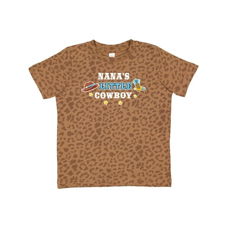 

Inktastic Nanas Little Cowboy with Cowboy Hat and Boots Gift Toddler Boy Girl T-Shirt