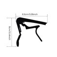 thumbnail image 2 of Guitarra Capo Guitar Tone Change Clamp Aleación De Aluminio Guitar Change Clamp Key Clip De Ajuste De Tono De Guitarra Portátil Guitar Capo Tool Para Ajuste De Tono De Guitarra Noticed EL014107-01, 2 of 5