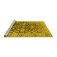 thumbnail image 2 of Ahgly Company Machine Washable Indoor Rectangle Oriental Yellow Industrial Area Rugs, 4' x 6', 2 of 4