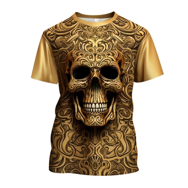 Playeras Interiores Para Hombre, Camiseta Informal De Manga Corta Con Cuello Redondo Para Hombre, Camiseta De Manga Corta De Moda 3D