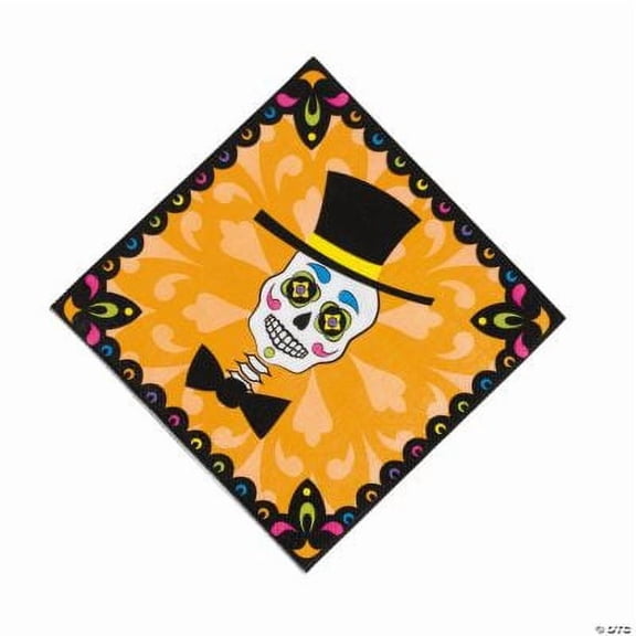 Day Of The Dead Lunch Napkin (16Pc) - Party Supplies - 16 Pieces