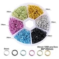 thumbnail image 2 of Coofit Open Jump Rings Colorful 1080PCS Jump Ring Connectors Jewelry Connector Rings, 2 of 10