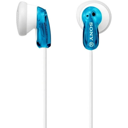 Sony Music Powerful Bass In-Ear Earbud, Blue, E9LP