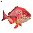 thumbnail image 1 of Modèle d'Animal des Océans Modèle d'Animal Simulation Rouge Snapper Cheilinus Undulatus Jouets Miniatures pour Enfants Ornement de Bureau Cadeau pour la Maison, 1 of 6