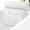 White, variant on Foxanon Bath Pillow with 6 Non-Slip Suction Cups, Extra Thick and Soft Air Mesh, Polyester Monofilament, 15x14 in White