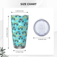 thumbnail image 4 of Fuzoiu Cartoon Monster Truck Print 20oz Tumbler, Stainless Steel Vacuum Insulated Car Cup, Insulated Coffee Mug,Travel Mug with Lid,Thermal Cup for Outdoor-Straw Two-piece Set, 4 of 8
