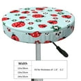 thumbnail image 4 of Gukieu Ladybugs And Flowers 1 Print Round Chair Cover, Dust-proof and Non-slip Bar Chair Protective Cover, Suitable for Bars, Restaurants, Offices-14 inch, 4 of 7