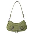 thumbnail image 3 of Bolso de hombro de moda de PU para mujer bolso informal con correa ajustable bolso de mano Simple, 3 of 9