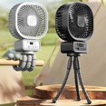 thumbnail image 2 of 2025 Baby Stroller Fan 360 Degree Rotation Octopus USB Rechargeable Fan Desk Cooling Fan for Camping, Desktop & Travel, 2 of 5