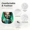 thumbnail image 4 of Saiise Chucky Print Women's Shorts Hiking Athletic Shorts Yoga Lounge Active Workout Running Shorts Casual with Pockets 2.5", 4 of 7