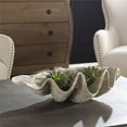thumbnail image 2 of Uttermost Bol en Coquille de Clam Blanc Antique, 2 of 2