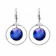 thumbnail image 1 of Medusas organismo marino mar tropical Los pendientes cuelgan del aro de la joyería del círculo de la gota Unbranded M, 1 of 3